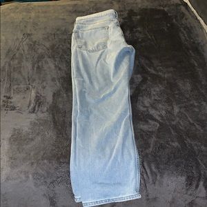Slim fit 36 x 30 light blue jeans, from Old Navy.